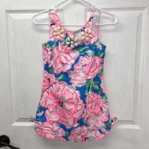 Lilly Pulitzer Pink and Blue Sleeveless Sundress